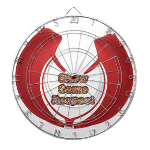 Show sommige respecteren art print dartbord