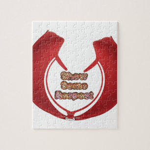 Show sommige respecteren art print legpuzzel