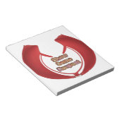 Show sommige respecteren art print notitieblok (Schuin)