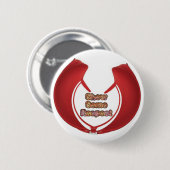 Show sommige respecteren art print ronde button 5,7 cm (Voorkant /achterkant)