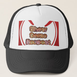 Show sommige respecteren art print trucker pet