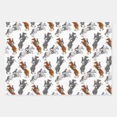 Show Springen Paardrijden Inpakpapier Vel (Voorkant 2)