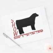Show Steer Rechthoekige Sticker (Envelop)