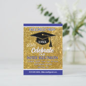 Show stopper Class Reunion invitation post card Feestdagenkaart (Staand voorkant)