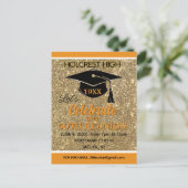 Show stopper Class Reunion invitation post card Feestdagenkaart (Staand voorkant)