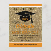 Show stopper Class Reunion invitation post card Feestdagenkaart (Voorkant)