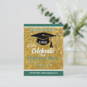 Show stopper Class Reunion invitation post card Feestdagenkaart (Staand voorkant)