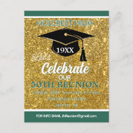 Show stopper Class Reunion invitation post card Feestdagenkaart