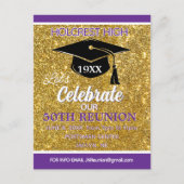 Show stopper Class Reunion invitation post card Feestdagenkaart (Voorkant)