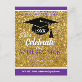 Show stopper Class Reunion invitation post card Feestdagenkaart