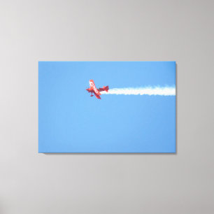 Show-stuntvliegtuig Canvas Afdruk