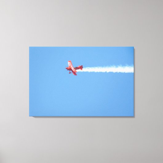 Show-stuntvliegtuig Canvas Afdruk (Voorkant)