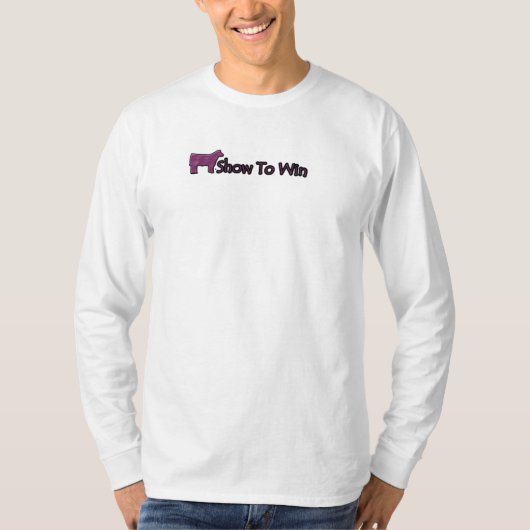 Show sturen om te winnen t-shirt (Voorkant)