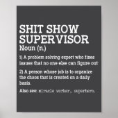 Show Supervisor A Problem Solving Expert Who Fixes Poster (Voorkant)