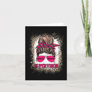 -show Supervisor Funny Mom Boss Manager Teacher Kaart