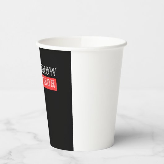 Show Supervisor Papieren Bekers (Links)