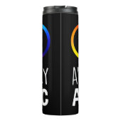 Show support for Autism and its acceptance with th Thermosbeker (Achterkant)