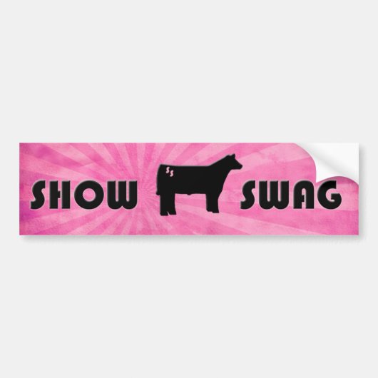 Show Swag Bumpersticker (Voorkant)