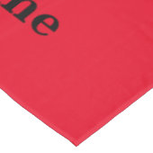 Show Tablecloth Aangepast Logo Rood Tafelkleed (Gekanteld)