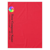Show Tablecloth Aangepast Logo Rood Tafelkleed (Voorkant)