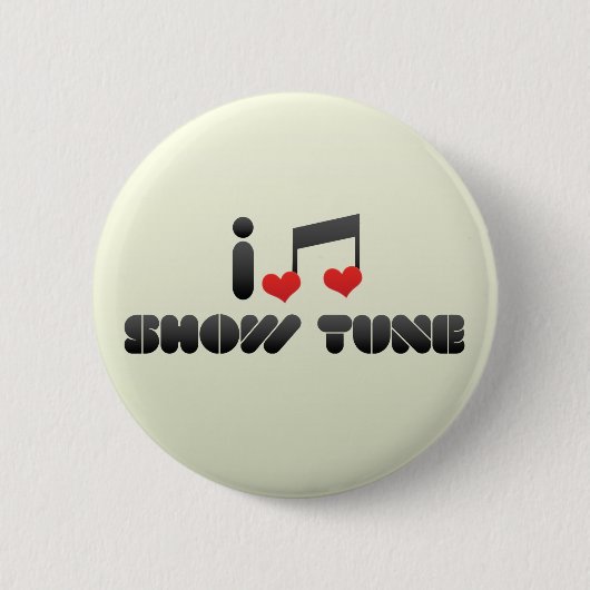 Show Tune Ronde Button 5,7 Cm (Voorkant)