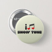 Show Tune Ronde Button 5,7 Cm (Voorkant /achterkant)