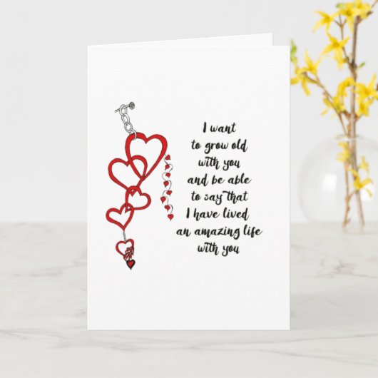 SHOW U AL MIJN LIEFDE * VIER ONS JUBILEUM * KAART (Gele Bloem)