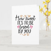 SHOW U AL MIJN LIEFDE * VIER ONS JUBILEUM * KAART (Gele Bloem)