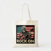 Show uit met deze "Rock and Roll BAG" Tote Bag (Voorkant)