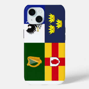 Show uit uw kleuren - Arms of Ireland iPhone 15 Case