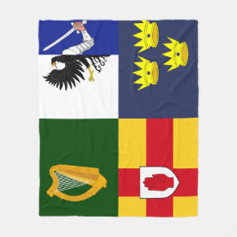 Show uit uw kleuren - Arms of Ireland Fleece Deken