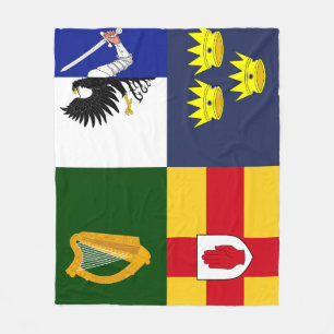 Show uit uw kleuren - Arms of Ireland Fleece Deken