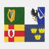 Show uit uw kleuren - Arms of Ireland Fleece Deken (Voorkant (Horizontaal))