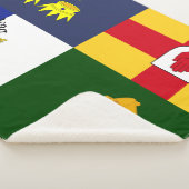 Show uit uw kleuren - Arms of Ireland Sherpa Deken (3/4)