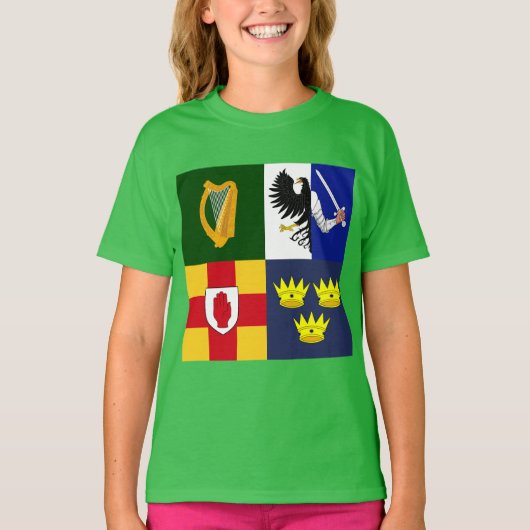 Show uit uw kleuren - Arms of Ireland T-shirt (Voorkant)