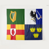 Show uit uw kleuren - Arms of Ireland Wandkleed (Voorkant (horizontaal))
