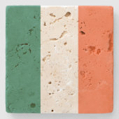 Show uit uw kleuren - Nederland Stenen Onderzetter (Voorkant)