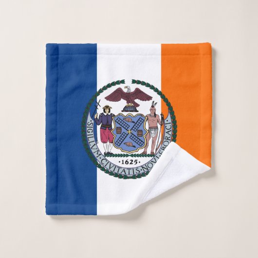 Show uit uw kleuren - New York Bad Handdoek (Wasdoekje)