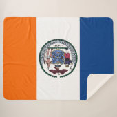 Show uit uw kleuren - New York Sherpa Deken (Voorkant (horizontaal))