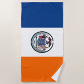 Show uit uw kleuren - New York Strandlaken (Voorkant)