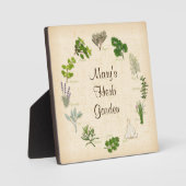 Show uit uw kruidentuin plaque fotoplaat (Voorkant)