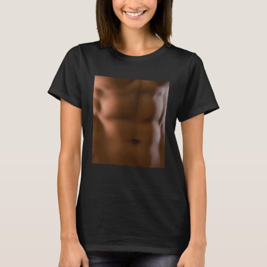 Show uit uw nep 6 pack ABS Muscular T-shirt (Voorkant)