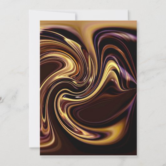 show-uitnodiging voor smeltkunst kaart (Achterkant)