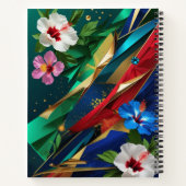 Show Up Doe het werk Wees trots – gepersonaliseerd Notitieboek (Achterkant)