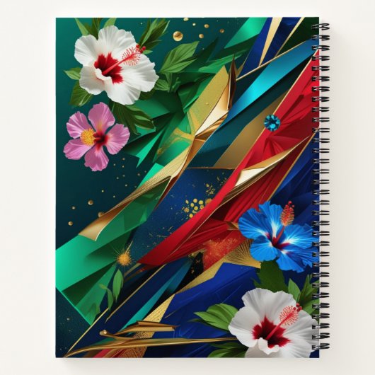 Show Up Doe het werk Wees trots – gepersonaliseerd Notitieboek (Achterkant)