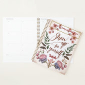 “Show Up for Yourself” with Custom Name Planner (Display)