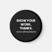 Show Uw Bedankt van het Werk Elke Leraar van de Wi Magneet (Voorkant)