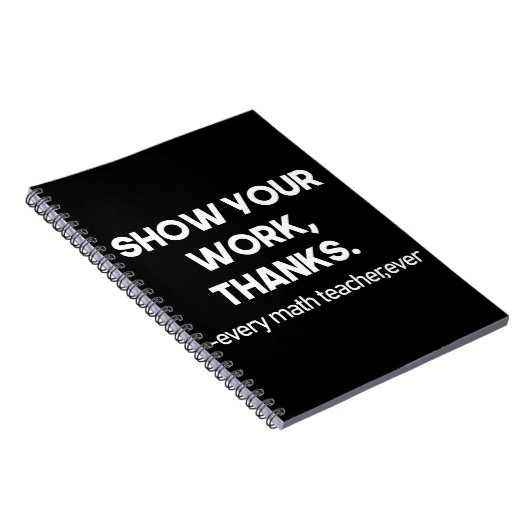 Show Uw Bedankt van het Werk Elke Leraar van de Wi Notitieboek (Rechterzijde)