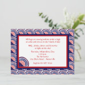 Show Uw Colors Patriottische Uitnodiging (Staand voorkant)