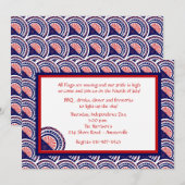Show Uw Colors Patriottische Uitnodiging (Voorkant / Achterkant)